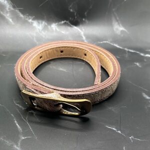 Allyn Mini Exotic fur belt